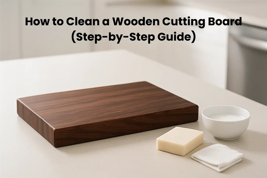 How to Clean a Wooden Cutting Board (Step-by-Step Guide)
