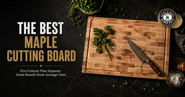 Selection of maple cutting boards ranked for 2026