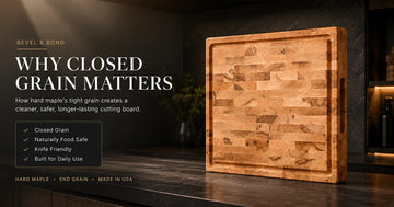 Is Maple Open or Closed Grain? What Wood Grain Means for Your Cutting Board