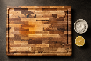 Removing a stain from a maple cutting board