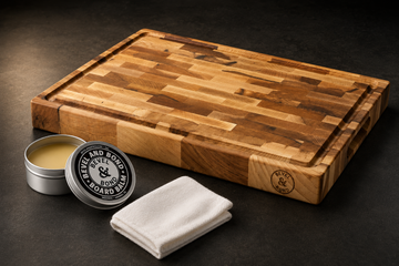 Seasoning a new maple cutting board with Board Balm